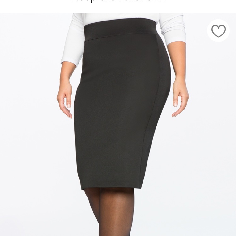 Neoprene Eloquii Pencil Skirt